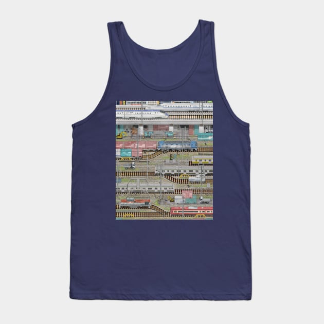 Tokyo Railway Tank Top by Capt. Jack